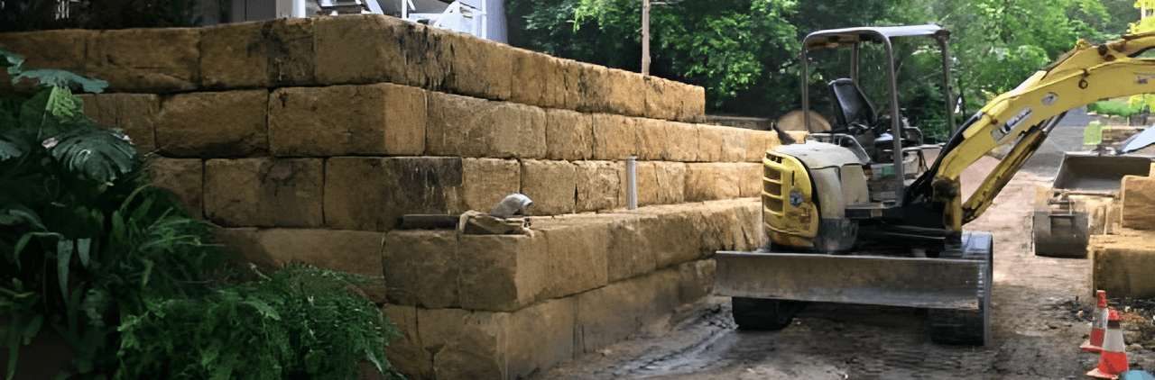 Sandstone Block Walls